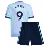 Arsenal Gabriel Jesus #9 3rd trikot Kinder 2024-25 Kurzarm (+ Kurze Hosen)